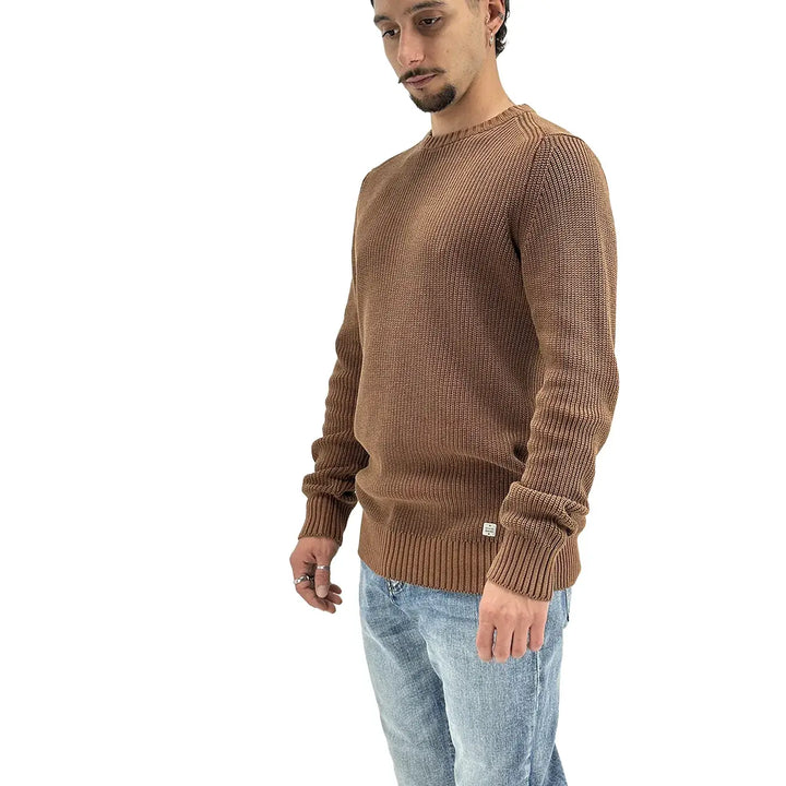 BL.11 Block Eleven, Maglia, Uomo, Cotone, Marrone