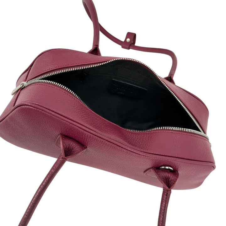 Bassini, Borsa, Donna, Sofia, Pelle, Bordeaux