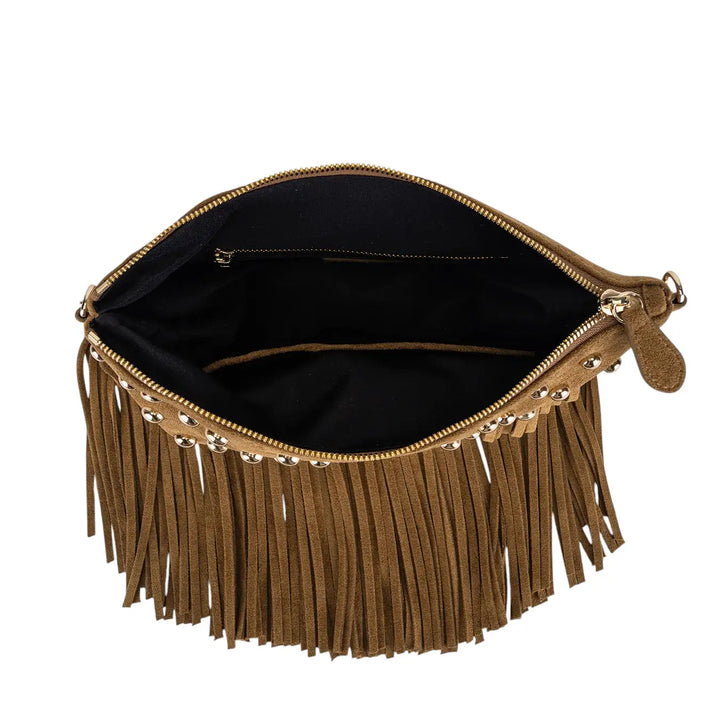 La Carrie, Pochette, Donna, Ecopelle, MArrone