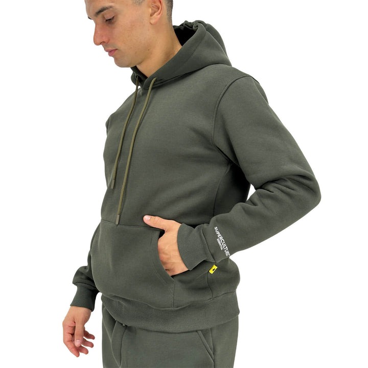 Superculture, Felpa, Uomo, Cotone, Verde