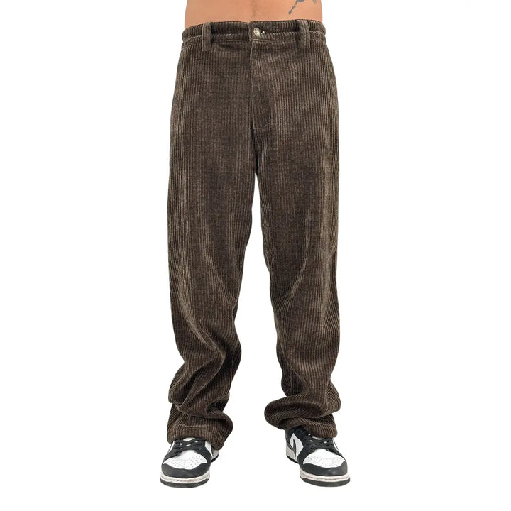 BL.11 Block Eleven, Pantaloni, Uomo, Velluto, Marrone