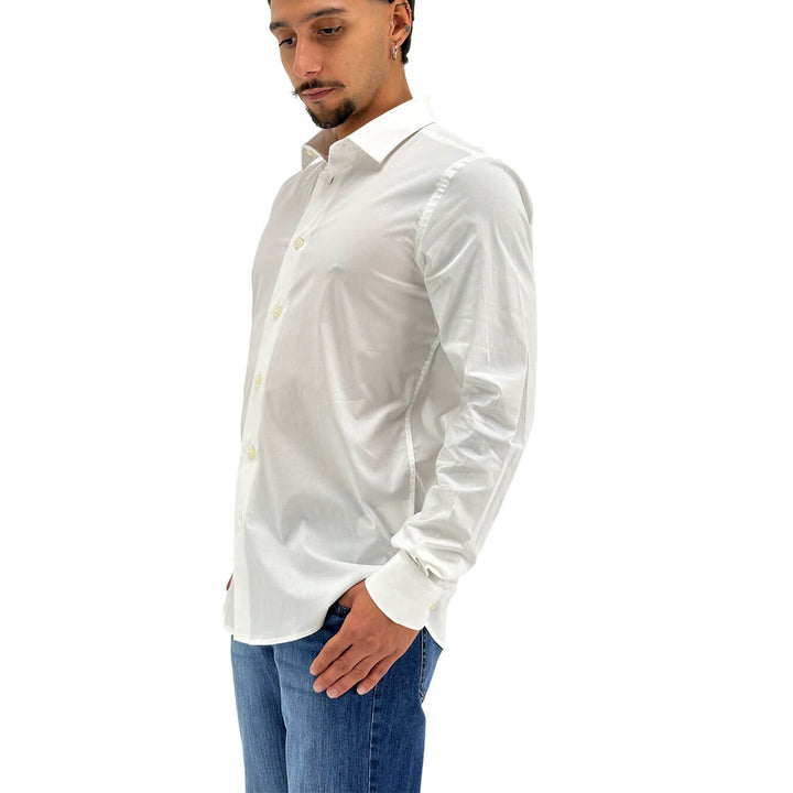 Markup, Camicia, Uomo, Cotone, Bianco