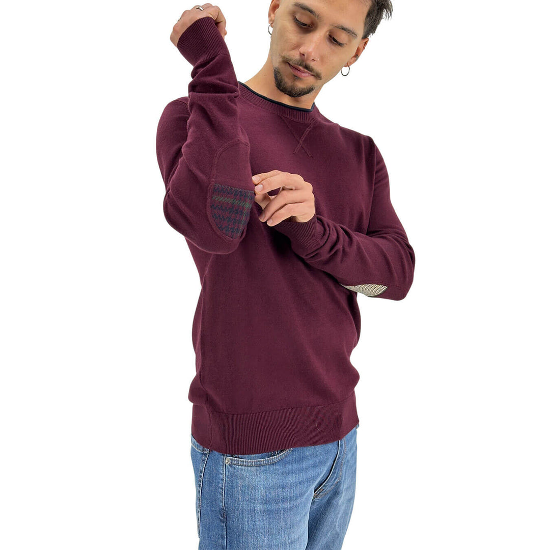 Markup, Maglia, Uomo, Viscosa, Bordeaux