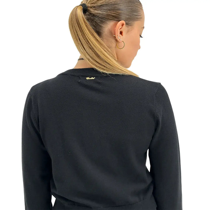 Koralline, Coprispalle, Donna, Tessuto Misto, Nero