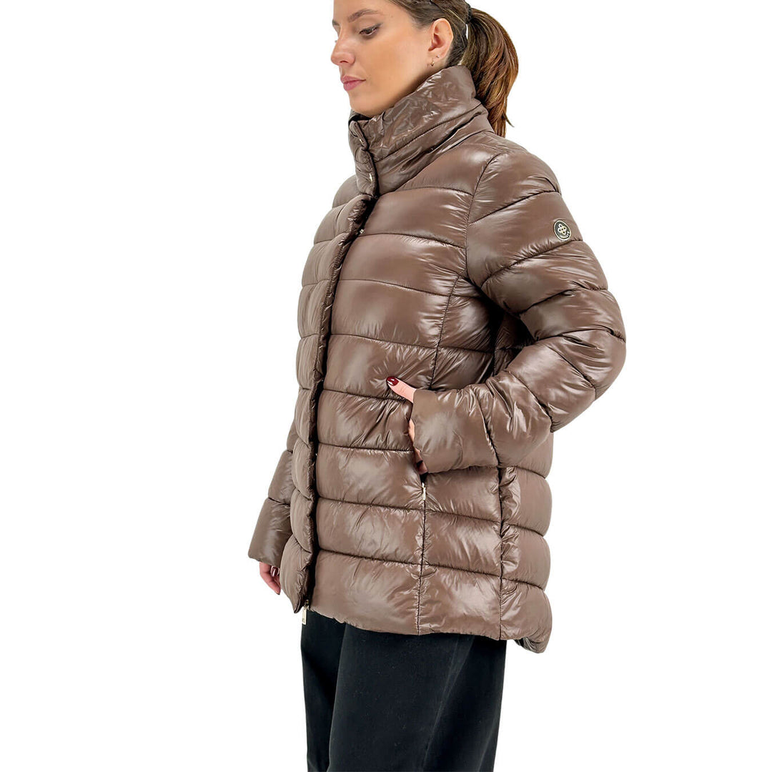 Markup, Piumino, Donna, Nylon, Marrone