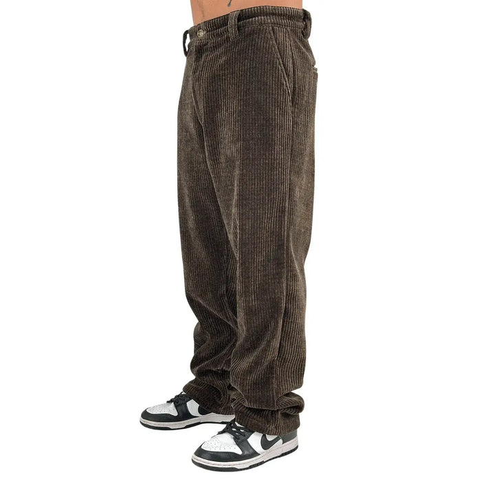 BL.11 Block Eleven, Pantaloni, Uomo, Velluto, Marrone