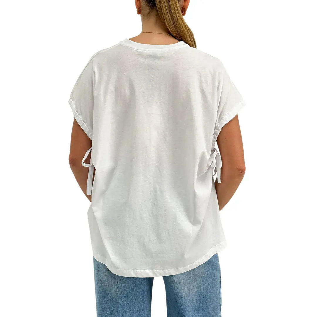 Ottod’Ame, T-Shirt, Donna, Girocollo, Cotone, Bianco