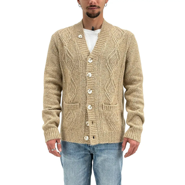 Markup, Cardigan, Uomo, Beige