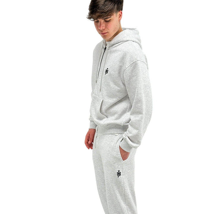 Imperial Felpa Basic Uomo, Cappuccio, Cotone Misto, Grigio
