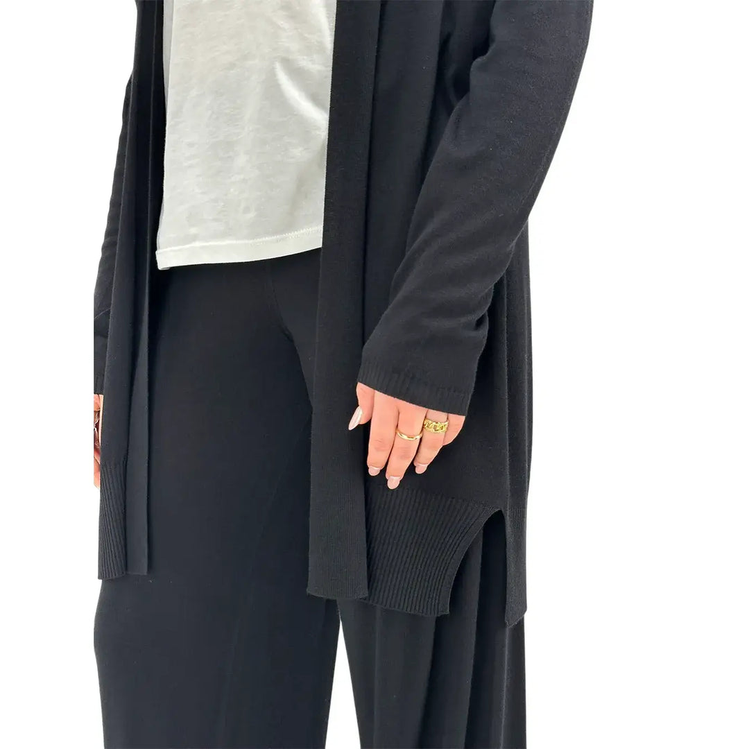 Kontatto, Cardigan, Donna, Tessuto Misto, Nero