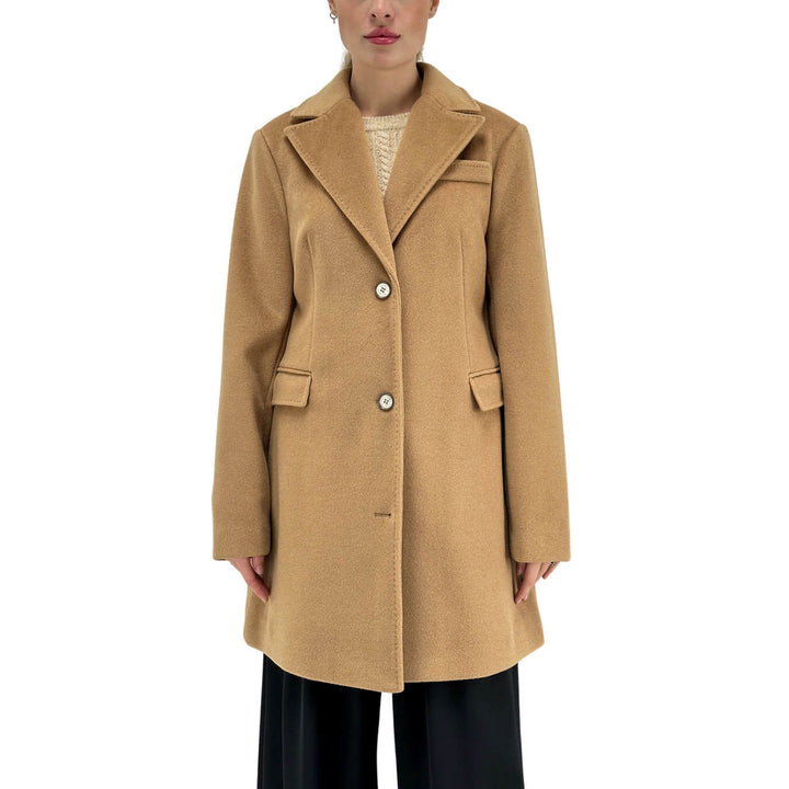 Markup, Cappotto, Donna, Tessuto Misto, Beige