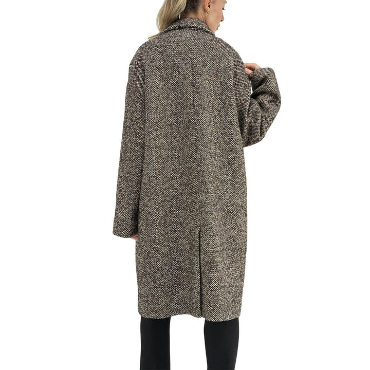 Ottod'Ame, Cappotto, Donna, Tessuto Misto, Marrone
