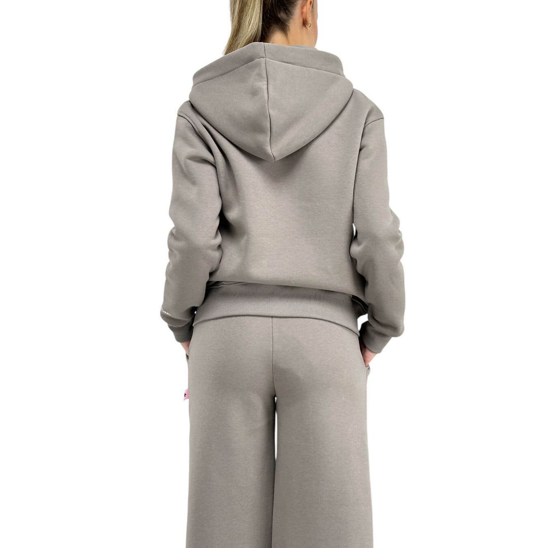 Superculture, Felpa Donna, Etta, Cotone, Grigio