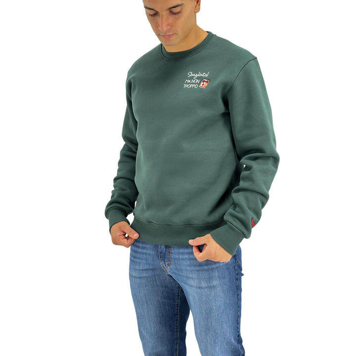 Superculture, Felpa, Uomo, Cotone, Verde