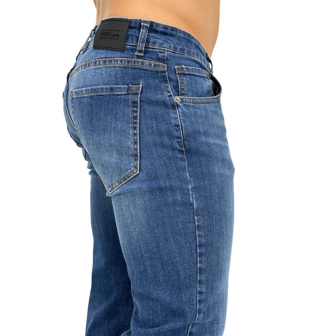 Moro, Jeans, Uomo, Cotone, Blu