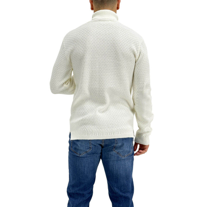 BL.11, Maglia, Uomo, Acrilico, Bianco