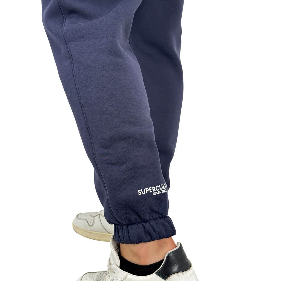 Superculture, Pantaloni, Uomo, Cotone, Blu