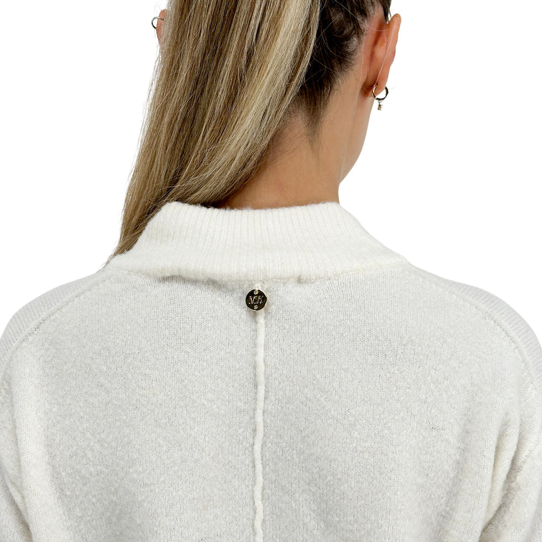 Markup, Maglia, Donna, Tessuto Misto, Bianco