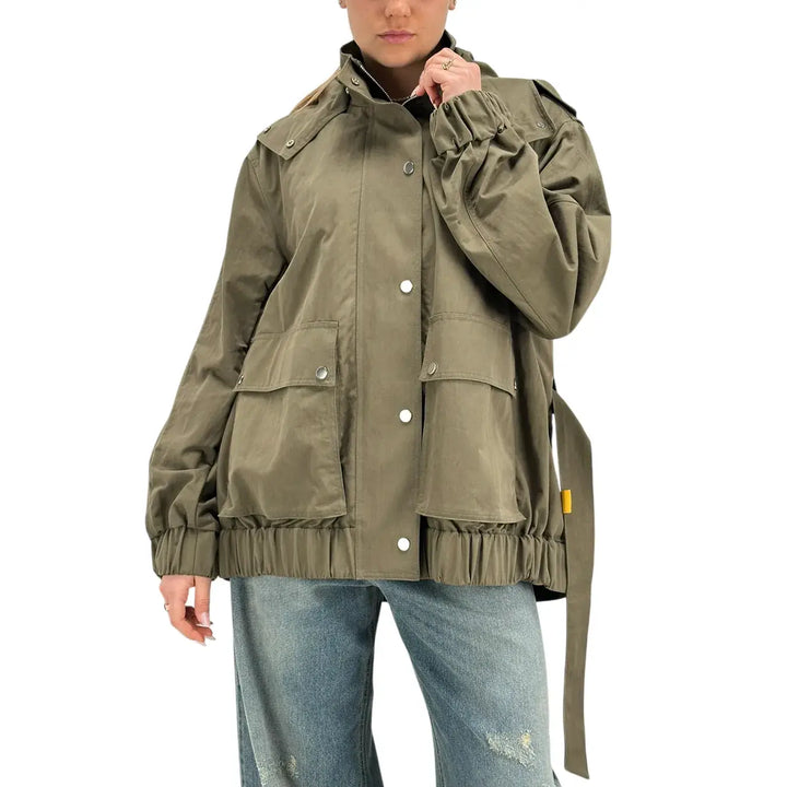 Oof Wear, Parka, Donna, Cotton Tech, Verde