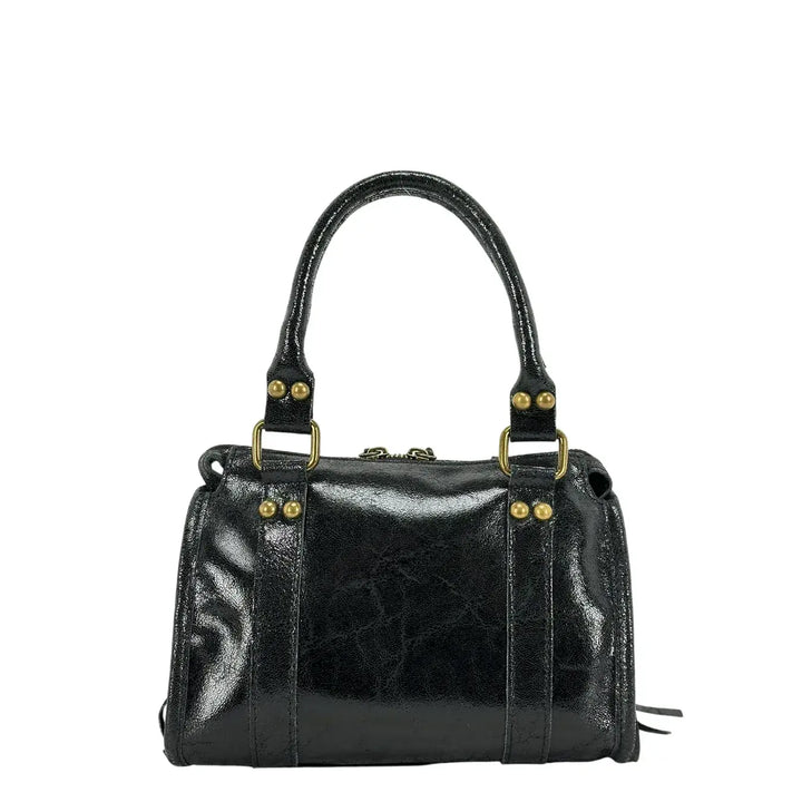 Bassini, City Bag, Donna, Mini, Pelle, Nero