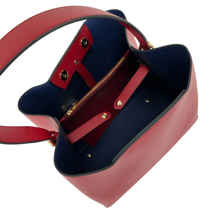 Cuoieria Fiorentina, Secchiello, Donna, Alice, Pelle, Rosso