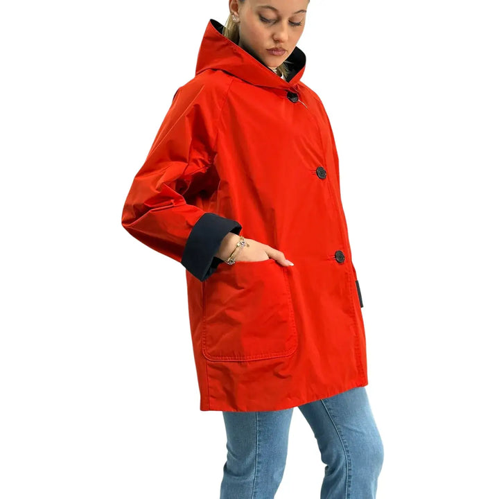 Oof Wear, Giacca, Donna, Reversibile, Blu e Rosso