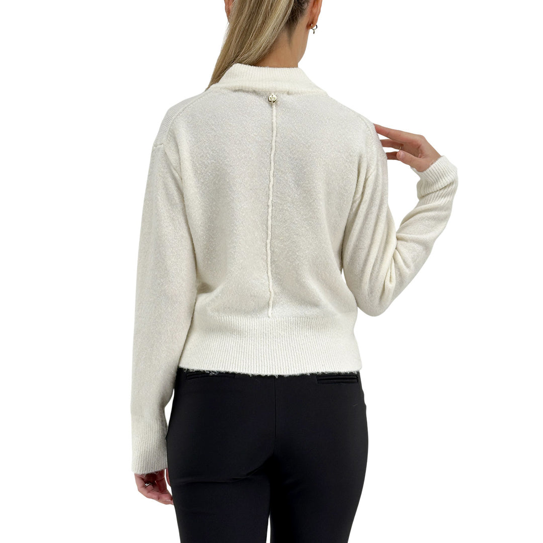 Markup, Maglia, Donna, Tessuto Misto, Bianco
