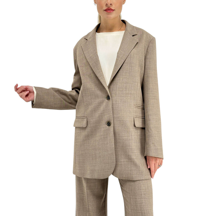 Ottod'Ame, Giacca, Donna, Monopetto, Tessuto Misto, Beige
