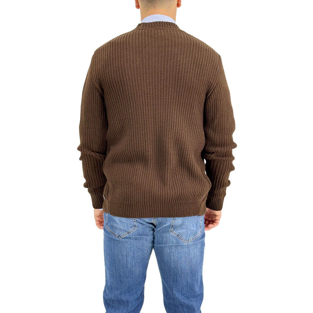 BL.11, Cardigan, Uomo, Acrilico, Marrone