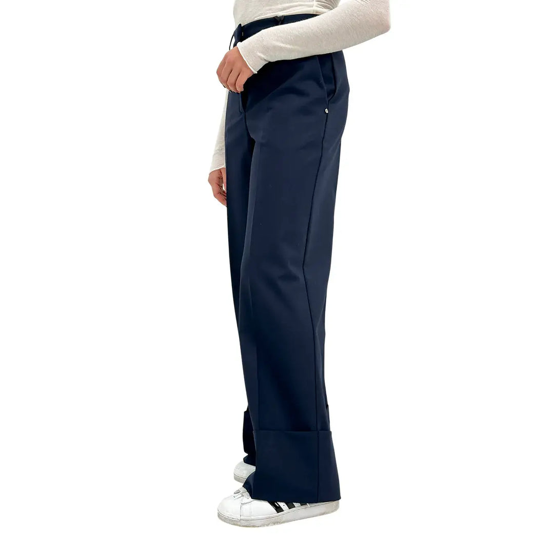 Ottod'Ame, Pantaloni, Tasca America, Tessuto Misto, Blu