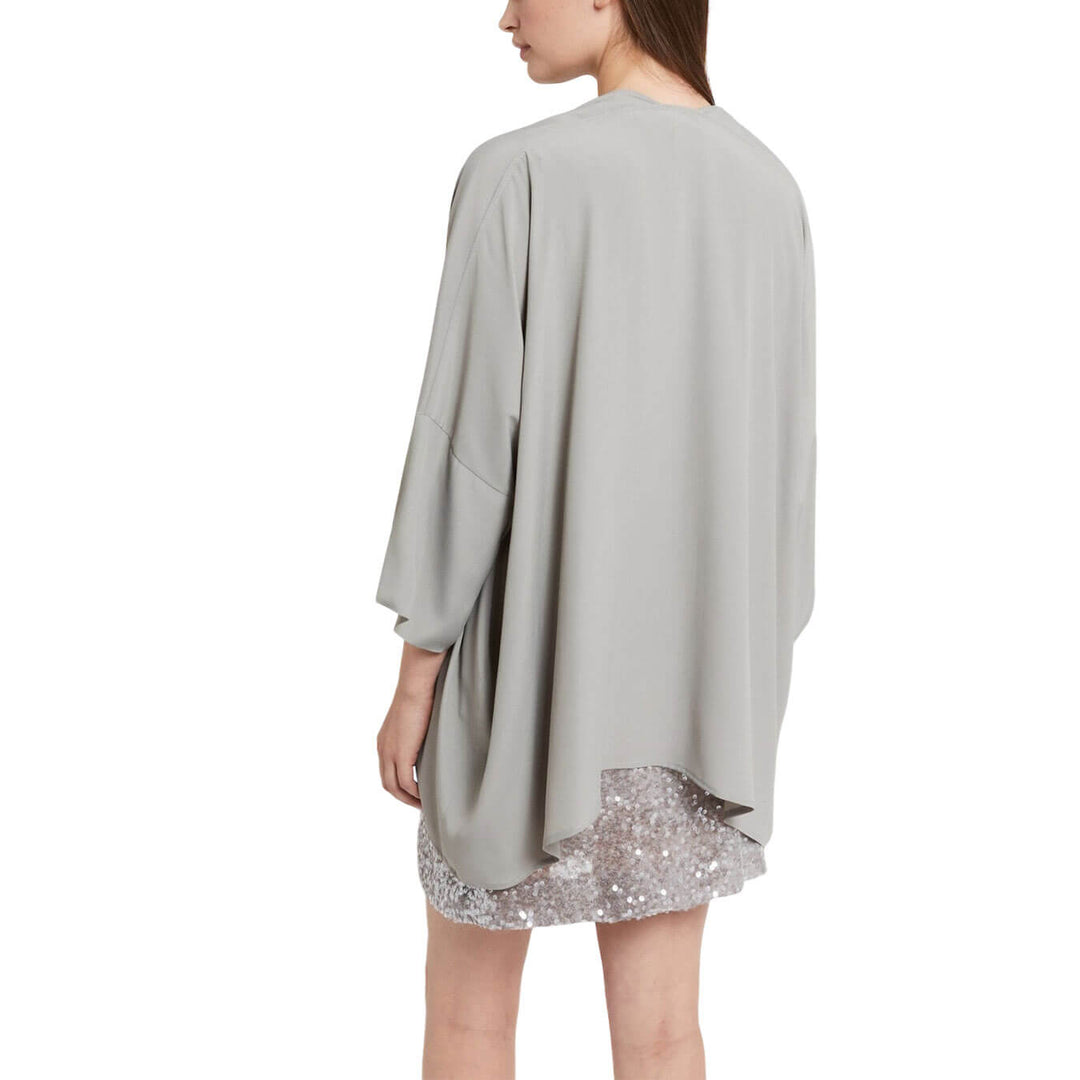 Ottod'Ame Giacca Donna, kimono, Misto Seta, Grigio