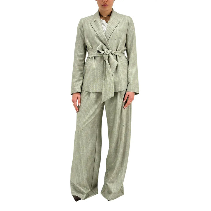 Kontatto, Giacca, Donna, Tessuto Misto, Kaki