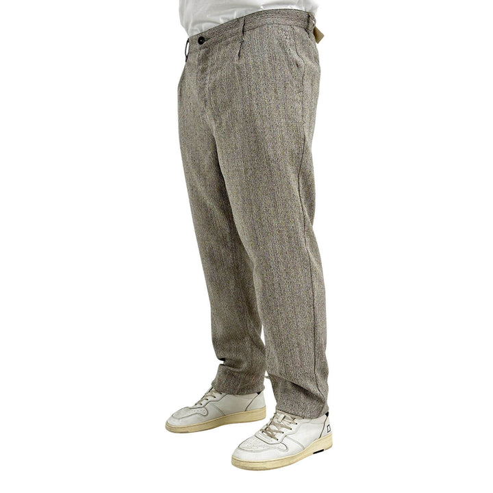 BL.11, Pantaloni, Uomo, Cotone, Beige