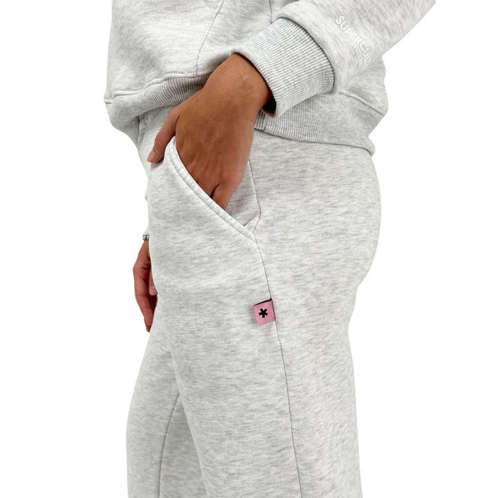 Superculture, Pantaloni, Donna, Rita, Cotone, Grigio