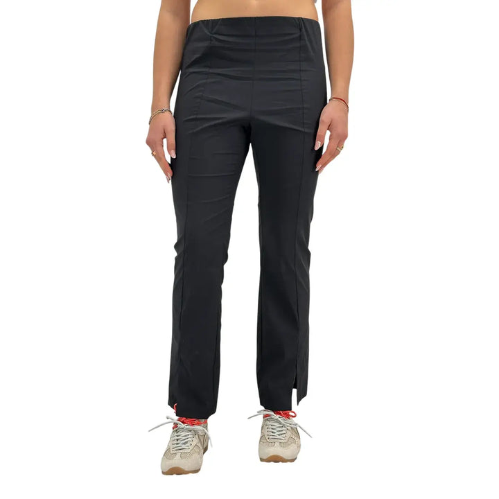 Meimeij, Pantaloni, Donna, Tessuto Misto, Nero