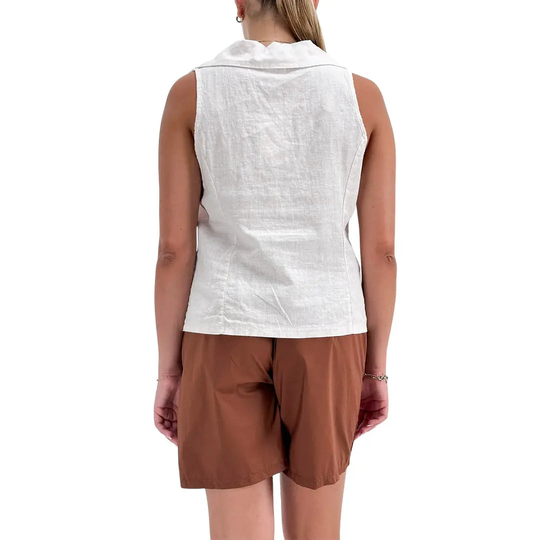 Bassini Camicia Donna Rosa in Mistolino Smanicata con Colletto