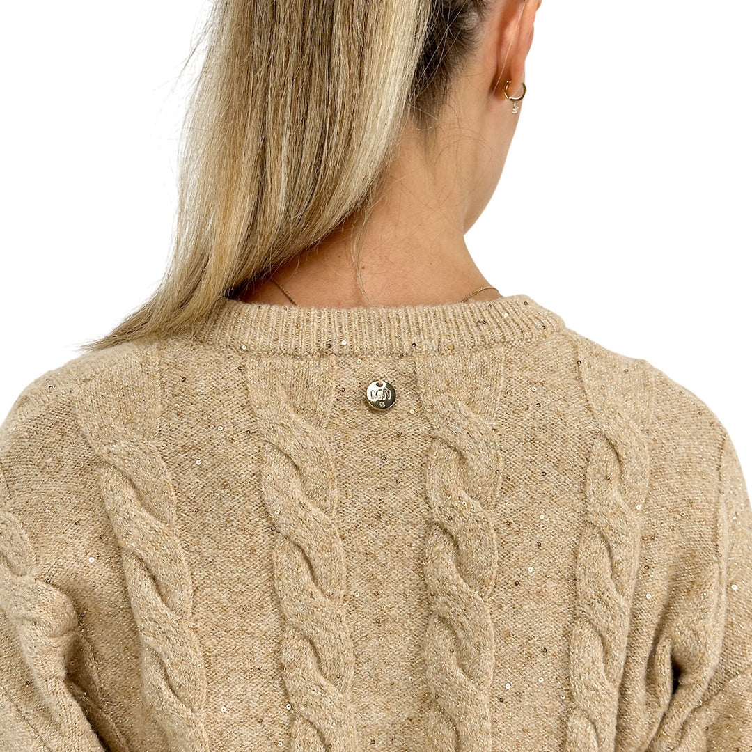 Markup, Maglia, Donna, Tessuto Misto, Beige