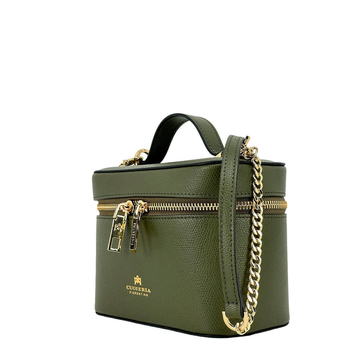 Cuoieria Fiorentina Beauty Borsa Donna, Tracolla, Pelle, Verde