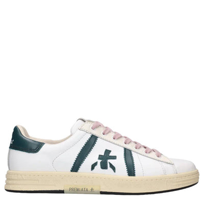 Premiata Sneaker, Russell 6265, Russell, Bianco Verde, Bassiniboutique.it, 2023 p/e