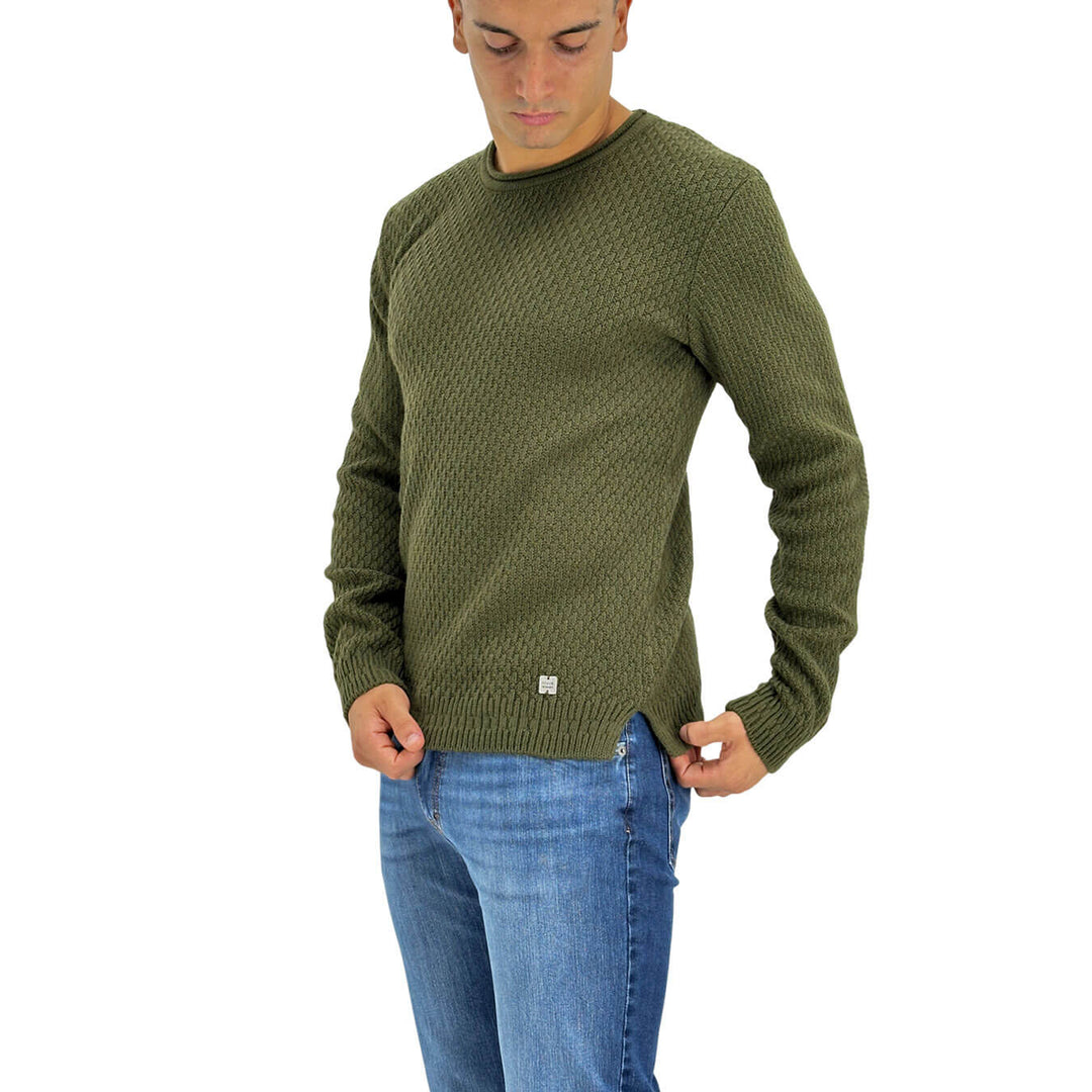 BL.11, Maglia, Uomo, Acrilico, Verde