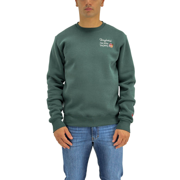 Superculture, Felpa, Uomo, Cotone, Verde