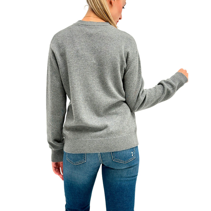 Mc2 Saint Barth Queen New York Women's Sweater, Wool Blend, Grey