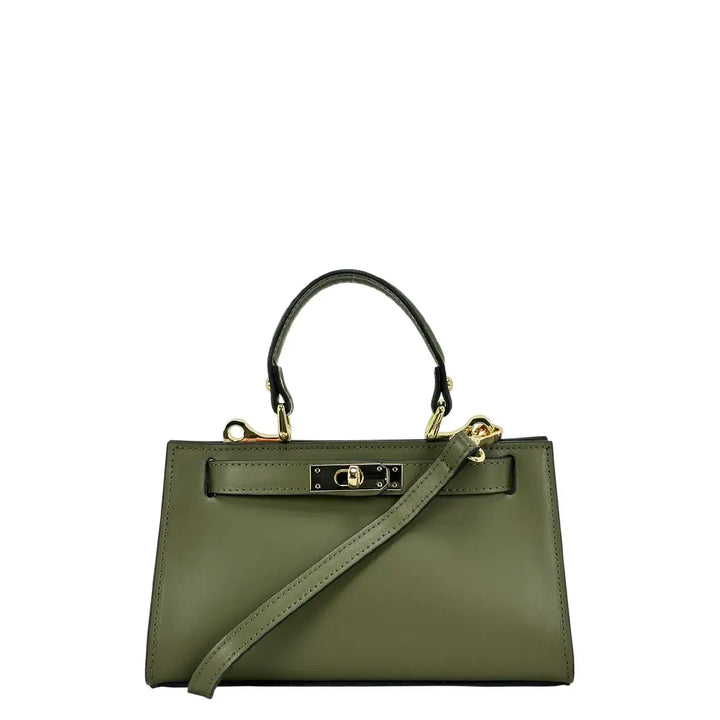 Bassini, Borsa, Donna, Alice, Pelle, Verde