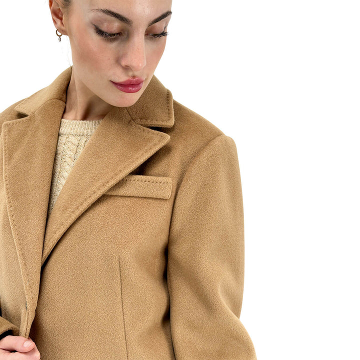 Markup, Cappotto, Donna, Tessuto Misto, Beige