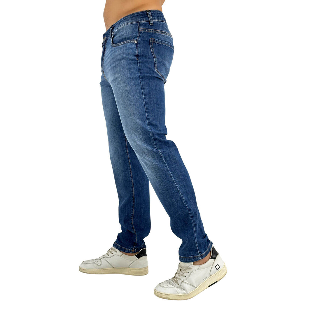 Moro, Jeans, Uomo, Cotone, Blu