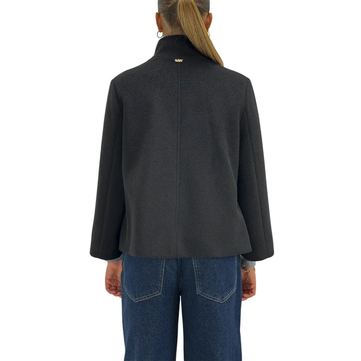 Markup, Cappa Corta, Donna, Tessuto Misto, Nero