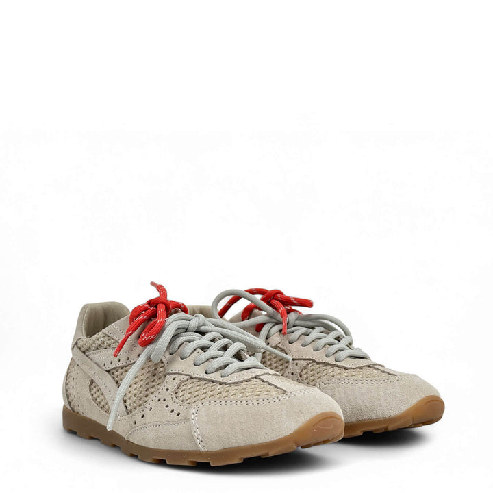 Ovyé Scarpe Donna, Sneakers, Scamosciato, Avorio