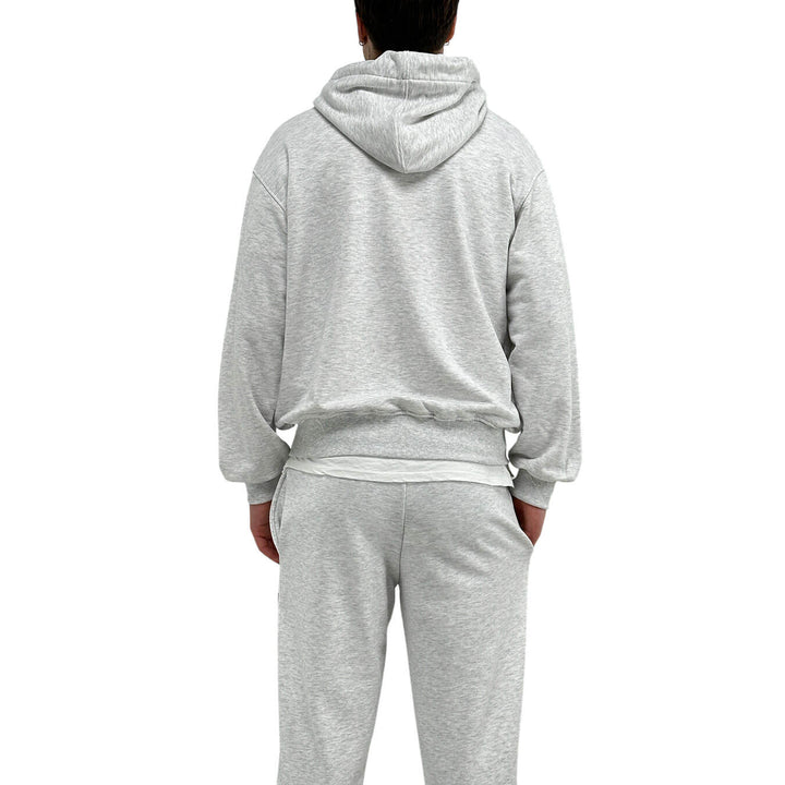 Imperial Felpa Basic Uomo, Cappuccio, Cotone Misto, Grigio