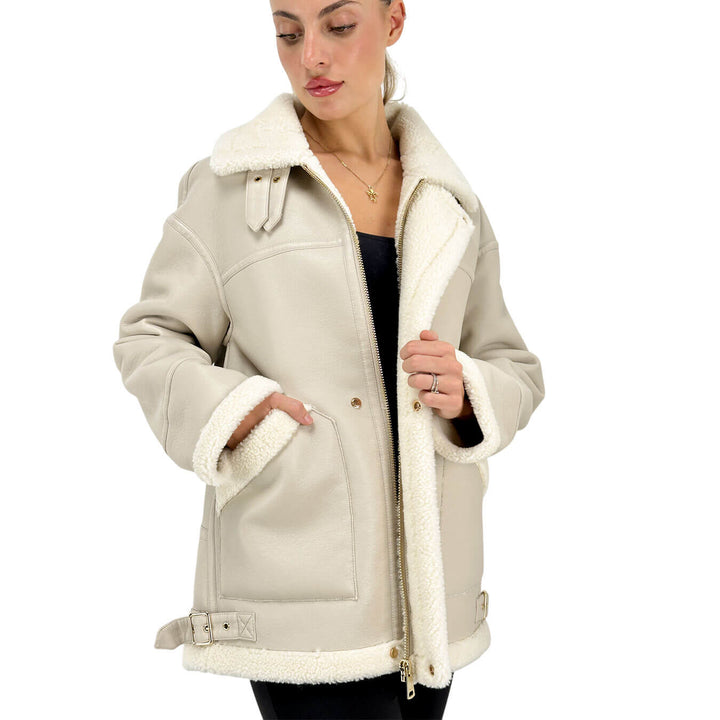Relish, Montone, Florence, Donna, Poliestere, Beige