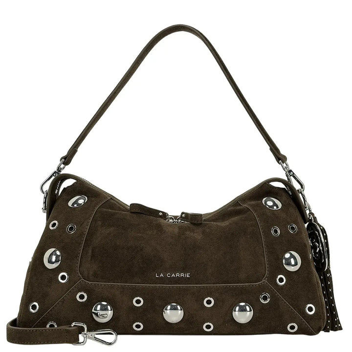 La Carrie, Borsa, Donna, Suede, Verde